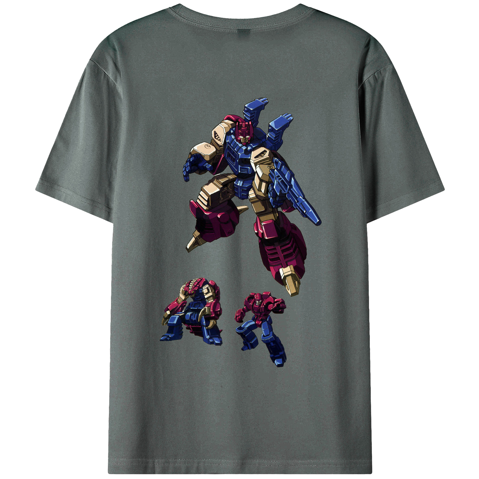 （画像用）  綿100％ メンズ半袖Tシャツ（バックプリント） 通気性